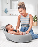 Skip Hop Infant Bath Tub 3-Stage Grow With Baby Smart Sling MOBY Bathtub Grey Age 0+ by TinyTreasures Baby Boutique