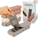 Silicone Freezer Trays with Lid,1oz 6 Section 4Sets - Leak Proof Silicone Freezer molds for Homemade Baby Food Breastmilk, Purees, Vegetables, Baby Food Jars Ice Tray with Lid BPA Free Mix by TinyTreasures Baby Boutique