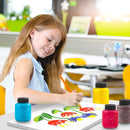 Acrylic Paint Set for Kids Includes 6 Acrylic Paints, Painting Canvas, 7 Paintbrushes, Paint Pallet, Arts and Crafts for Kids Canvas Painting Supplies Bundle by TinyTreasures Baby Boutique