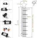 cerflyer (New) Christmas Decoration, String Lights with 12/'' Iron Star Tree Topper, 320 LED 8 Modes Waterproof Indoor Outdoor for Home, Christmas, Holiday - Warm White, YLS1000WD01 by GreenHaven Gardens