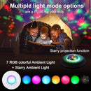 FamiSym White Noise Machine for Kids, Sound Machine Baby with 7 Starry Ambient Night Light, 28 Soothing Sounds Sleep Noise Machine Maker Ideal Gifts for Kids Adults Bedside Travel Nursery by TinyTreasures Baby Boutique
