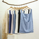 Amazhiyu 100% Linen Door Hanging Laundry Hamper Bag, 19x27 Inches Yellow by CozyNest Decor