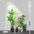 Garpsen Grow Light, Full Spectrum LED Plant Lights with Stand, 3 Color Modes Floor Grow Lamp with Timer 6/12/16H, 5 Dimmable Levels, 67'' Adjustable Height for Indoor Large Plants(White) by GreenHaven Gardens