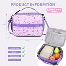 mygreen 3PCS Kids Backpack Set - Waterproof Bookbag with Lunch Box for Girls Ages 3-12, Adorable Cartoon Prints for School & Outdoor Use Pink Dogs by TinyTreasures Baby Boutique