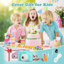 Kids Camera, HD Digital Video Camera, Childrens Toys for 3 4 5 6 7 8 9 Year Old Boys/Girls, Selfie Camera for Kids, Christmas Birthday Gifts with 32GB SD Card (Green) by TinyTreasures Baby Boutique