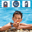 R-fun Waterproof Air Tag Bracelets [2 Pack] Compatible with Apple Air Tag Finders with Cartoon Pattern,Anti Lost GPS Item Finders Case Cover,Gray Car/Blue Shark by TinyTreasures Baby Boutique