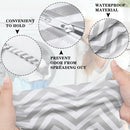 Shappy 2 Pcs Large Travel Laundry Bag Washable Waterproof Wet Dry Large Dirty Clothes Bag Bathing Workout(Stripe Style) by TinyTreasures Baby Boutique