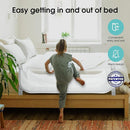 Baby Bed Rail Guard for Toddlers -46" Toddler Bed Rails for Twin, Full, Queen, King Bunk Size Bed Swing Down Bedrail Extral Tall Child Safety Side Railing Guards for Kids by TinyTreasures Baby Boutique