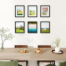 IBUYKE 8x10 Picture Frame,Set of 3,Solid Oak Wood 8x10 Photo Frame with Mat to 5x7,10x8 Picture Frames With Tempered Glass,Tabletop or Wall Mount Display,Home Decor,Black Oak 8 x 10 Frame,UWPF0810B-3 by CozyNest Decor