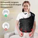 CUBY Mesh Baby Sling Carrier, Breathable Lightweight Baby Wraps Sling with Adjustable Strap Storage Bag- Easy to Wearing Front Baby Slings for Newborn Infant Toddler Carry Up to 40lbs (Black Mesh) by TinyTreasures Baby Boutique