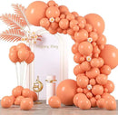 130pcs Peach Balloons Different Sizes 18" 12" 10" 5" Pastel Orange Latex Balloon Garland Arch Kit for Birthday Baby Shower Graduation Wedding Gender Reveal Anniversary Party Decorations by CozyNest Decor