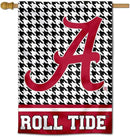 WinCraft Alabama Crimson Tide Houndstooth Pattern Double Sided House Flag by GreenHaven Gardens
