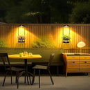 Solar Yard Wall Light with Plant Stands, Wireless Outdoor Solar Wall Lamp with 2 Modes & IP45 Waterproof Dusk to Dawn LED Outdoor Solar Lights for Garden Patio Yard Decoration (2Pack) by GreenHaven Gardens