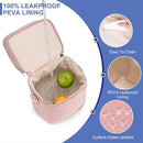 Breastmilk Cooler Bag with Ice Pack Fits 6 Baby Bottles Up to 9 Ounce by TinyTreasures Baby Boutique