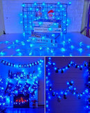 Brightown Solar Christmas Snowflake String Lights, 72FT 200 LED Outdoor Waterproof Fairy Lights with 8 Lighting Modes for Wedding, Party, Tree, Room, Garden, Patio, Yard, Home, Blue by GreenHaven Gardens