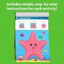 Skillmatics Scissor Skills Activity Book - Snip Snip, 25 Fun Cutting & Creative Activities for Preschoolers, 2 Child-Safe Scissors, Fine Motor Skills Craft Kit, Gifts for Kids Ages 3, 4, 5, 6, 7 by TinyTreasures Baby Boutique