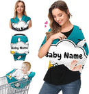 Baby Car Seat Stroller Cover Nursing Cover New Mom Breastfeeding Scarf Soft Stretchy Infant Carrier Cover Car Canopy Coverage by TinyTreasures Baby Boutique
