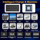 SOLPERK 100W Solar Battery Charger Solar Battery Maintainer + Upgrade 10A MPPT Charge Controller + Adjustable Mount Bracket for Car RV Boat Motorcycle，12V Waterproof Solar Panel Kit Trickle Charging by CozyNest Decor