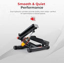 Sunny Health & Fitness Mini Stepper for Exercise at Home, Stair Step Workout Machine with Resistance Band and Over 300lb Weight Capacity, Optional Twist Motion and Free SunnyFit App Connection by CozyNest Decor