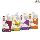 Serenity Kids 6+ Months Baby Food Pouches - Ethically Sourced Meat & Organic Veggies - High Protein Savory Baby Puree Pouches for Baby Snacks - 3.5 Oz, 8 Pack by TinyTreasures Baby Boutique