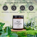 Auelife Mint Eucalyptus Candle | Aromatherapy Candle for Relaxation, Soy Candles for Home Scented, Home Fragrance Gifts for Women Men - Long-Lasting 7oz Jar by CozyNest Decor
