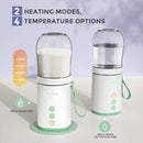 Portable Bottle Warmer, Travel Baby Bottle Warmer for Breastmilk On The Go, Leak-Proof, 2 Modes Fast Heating by TinyTreasures Baby Boutique