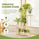Bamworld 7 Tier Plant Stand Indoor, Large Metal Plant Shelf for Multiple Plants, Tall Tiered Flower Stand for Patio Garden Balcony Living Room Bedroom(White) by GreenHaven Gardens