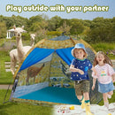Kids' Alpaca Tent - Fun Pop-Up Playhouse for Boys and Girls - Easy Setup, Indoor/Outdoor Adventure Tent - 47" x 47" x 43" by TinyTreasures Baby Boutique