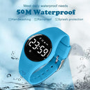 Kids Watches for Girls Boys Digital Sport Watch with Step Counter Pedometer Vibration Alarm Clock, No App Waterproof Fitness Tracker Kids Watch Boys Girls Teens Students Ages 5-16 by TinyTreasures Baby Boutique