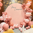 130pcs Retro Pink Balloons Different Sizes 18" 12" 10" 5" Blush Pink Latex Balloon Garland Arch Kit for Birthday Baby Shower Valentine's Day Wedding Anniversary Party Decorations by CozyNest Decor