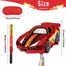 WERNNSAI Race Car Piñata - Race Car Birthday Decorations Truck Car Pinata Bundle with Blindfold and Bat Monster Truck Party Favors for Kids Boys Exciting Party Games Supplies by TinyTreasures Baby Boutique