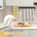 5-Piece Silicone Kitchen Tool Set, BPA-Free, Heat-Resistant, Non-Stick & Dishwasher-Safe, with Slotted/Solid Spoons & Spatulas for Frying, Mixing, Draining – Includes Multi-Purpose Serving Hook(Khaki) by CozyNest Decor