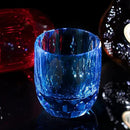 KAMMAK Crystal Whiskey Glasses Set of 2, 7oz Old Fashioned Glasses Stemless, Hand Blown Colored Cocktail Glasses, Engagement Gifts for Couples, Women, Men by CozyNest Decor