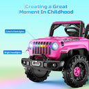 SEALIGHT 12V Kids Ride On Truck Car w/Parent Remote Control, 4 * 380W Motors, 3 Speeds, Emergency Braking, LED Lights, Music & Horn, Kids Electric Vehicles for Boy Girl Gift by TinyTreasures Baby Boutique