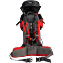 ClevrPlus Canyonero Camping Baby Backpack Hiking Kid Toddler Child Carrier with Stand and Sun Shade Visor, Red by TinyTreasures Baby Boutique