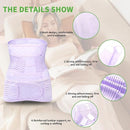 2 in 1 Postpartum Belly Band Wrap Purple, C-Section Support Belt XX-Large, Post Partum Support Recovery Waist/Pelvis Belt, Hysterectomy Belly Band Binder Girdle Stomach by TinyTreasures Baby Boutique