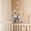 Baby Mobile Wind Chime Sea Creatures, Whale Mobile Wind Chime, Baby Bed Hanging Game Mobile for Children's Room Children's Bed Decor by TinyTreasures Baby Boutique