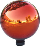 Alpine Corporation 10" Diamater Indoor/Outdoor Glass Gazing Globe Festive Yard Décor, Green by GreenHaven Gardens