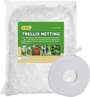 All-Weather Trellis Netting Mesh Plant Garden Vine Growing Flexible String Net (6" Mesh ployester, 5' Wx 15'L) by GreenHaven Gardens