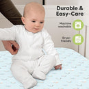 KeaBabies 2-Pack Organic Crib Sheets for Boys, Girls - 52x28 Fitted Crib Mattress Sheet Neutral, Breathable Jersey Cotton Cover for Baby Bed, Toddler Mattress, Soft & Cute Prints (Jolly Rainbow) by TinyTreasures Baby Boutique