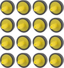 METALLIXITY Pressure Compensating Dripper, (5 Gallon Per Hour) 50Pcs, Plastic Irrigation Drip Emitters - for Watering Garden Lawn Plants, Yellow