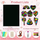Rainbow Scratch Paper Art for Kids: 60PCS Magic Arts Crafts Gifts Toys for Girls Boys Ages 4 5 6 7 8 9 Games Activities for Birthday Family Valentines Christmas Stocking Stuffers Easter by TinyTreasures Baby Boutique