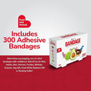 BioSwiss Bandages, Assorted Animal, Fun, and Food Shaped Self Adhesive Bandage, Latex Free Sterile Wound Care, 300 Count by TinyTreasures Baby Boutique