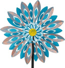 Viveta Wind Spinners,18 * 81" Large Outdoor Wind Spinner,Double-Side Wind Sculpture with 4 Sturdy Stake,Metal Windmill for Yard and Garden by CozyNest Decor