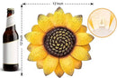 EASICUTI Sunflower Metal Flowers Wall Decor Metal Wall Art Decorations Hanging for Indoor Outdoor Home Bathroom Kitchen Dining Room Bedroom Living Room Or Wall Sculptures 12 Inch by GreenHaven Gardens