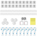 Norjews Child Safety Adhesive Magnetic Cabinet Locks (20 Locks and 3 Keys), Easy Install in Seconds, No Screws or Drilling, Invisible Baby Proof Locks for Cabinets and Drawers by TinyTreasures Baby Boutique