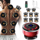 4-in-1 Electric Cupping Therapy Set with 8 Cellulite Massage Cups with 12 Modes Suction,Smart Dynamic Cupping Therapy Set for Ease Fatigue, Muscle Soreness and Skin Tightening(Red) by CozyNest Decor