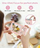 WONNIE Digital Camera 56MP, FHD 1080P Point & Shoot Camera with 32GB SD Card, 2 Batteries, and Lanyard, Ideal for Kids & Teens, Suitable Gift for Girls，Pink, 2-Pack by TinyTreasures Baby Boutique