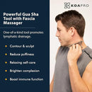 KOAPRO Facial Facia Blaster Tool for Sensitive Fascia Blasting - Face Gua Sha Tool Helps Lymphatic Drainage and Cellulite Reduction, Neck and Face Fascia Roller for Tight Skin, Deep Tissue Massager by CozyNest Decor