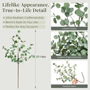 6Pcs Faux Eucalyptus Stems, 27" Artificial Eucalyptus Plants with White Frosted Coating, Fake Eucalyptus Decor Silk Greenery Leaves for Wedding Bouquets Home Decor DIY Floral Arrangements by CozyNest Decor